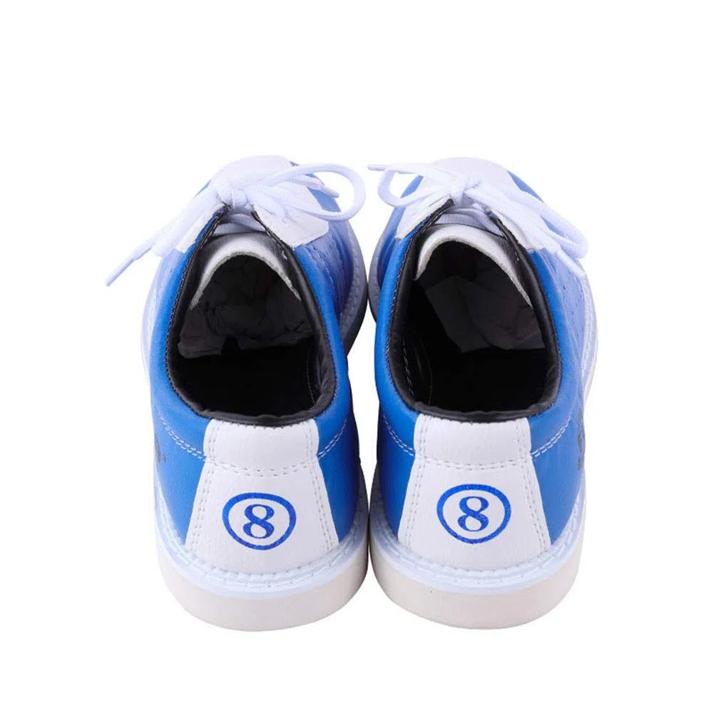 Damen Bowlingschuhe, Damen Leichte Schüssel Sneakers rutschfeste Indoor Bowling Sneaker Comfort Sport Schuhe,Blau,32