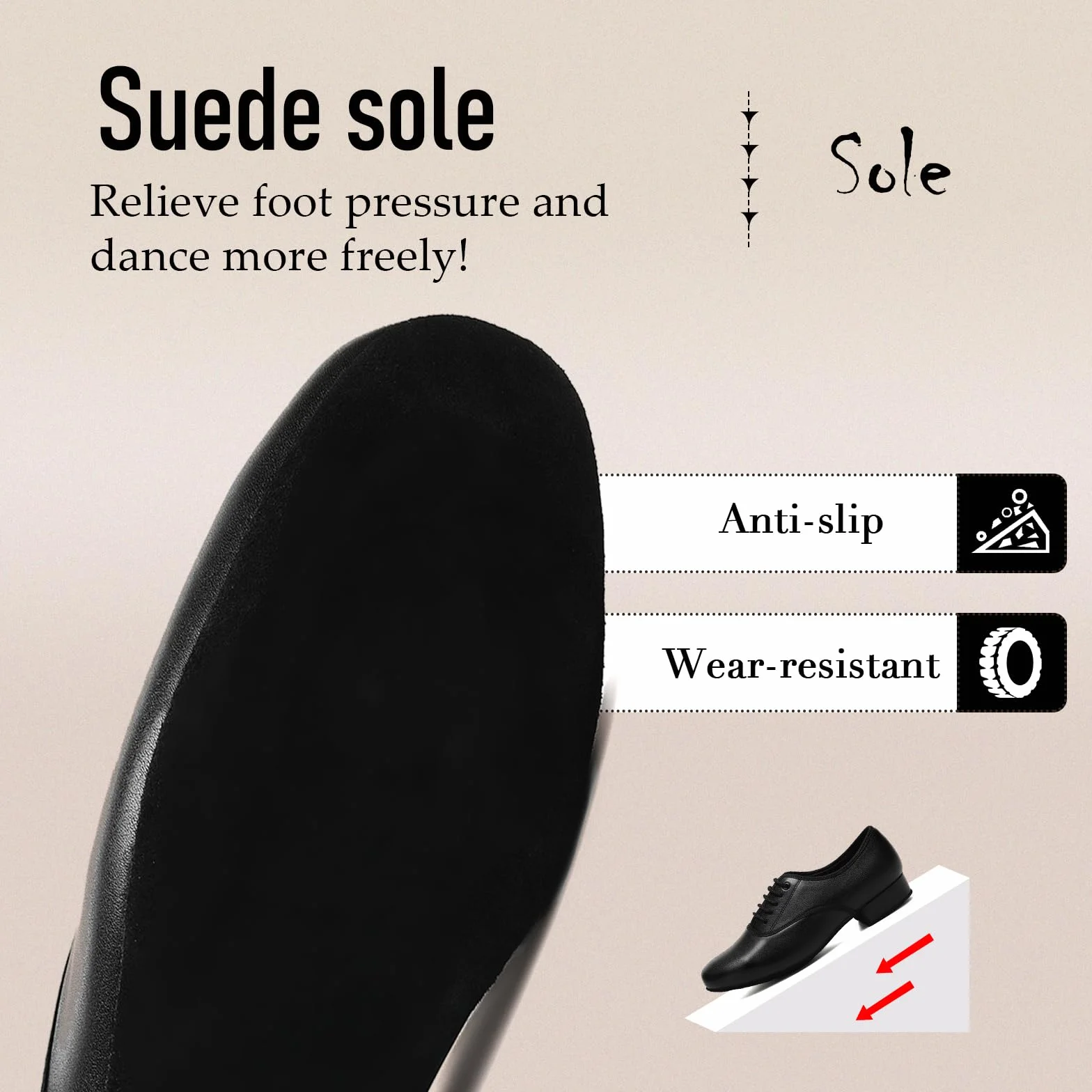 Tanzschuhe latein Herren Atmungsaktiv Niedriger Absatz Tango Salsa Modern Charakter Schuh ballsaal,Modell-PUNMD