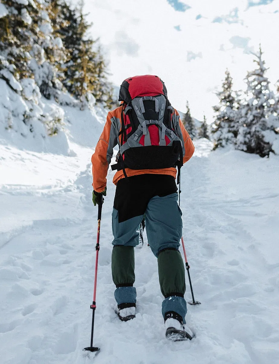 donhobo Herren Wanderhose Gefüttert Winterhose Wasserdicht Winddicht Warm Verdickte Softshellhose Outdoorhose Skihose Trekkinghose