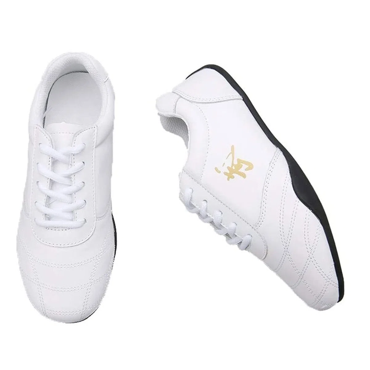 VIBLiSS Kampfsport Schuhe Für Frauen, Leichte Casual Qigong Sport Turnschuhe Anti-Rutsch Leder Kung Fu Taichi Trainer