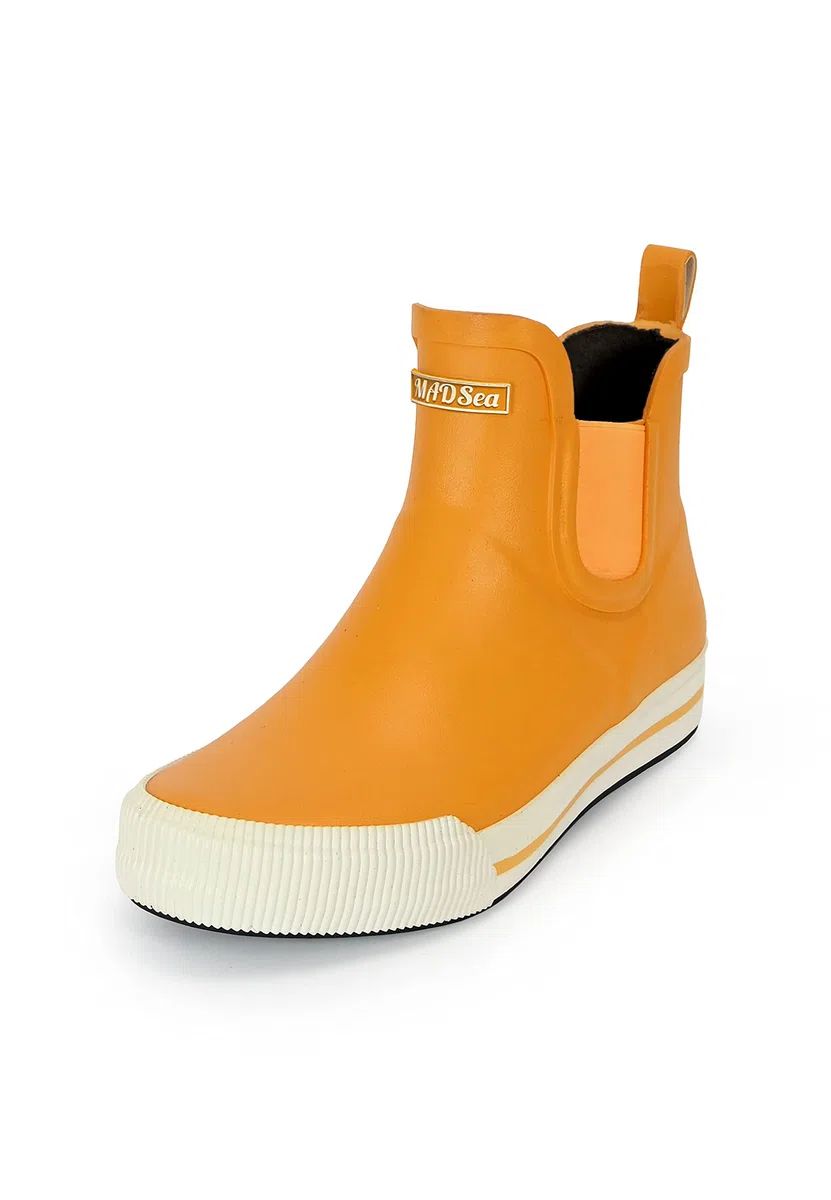 MADSea Damen Herren Unisex Gummistiefelette Short Story | Regenstiefel Gummistiefel Gartenschuhe Wasserdicht Segelstiefel | Kurzer Schaft Knöchelhoch