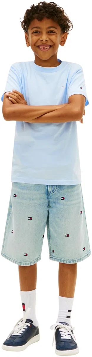 Tommy Hilfiger Unisex Kinder Mini Corp T-Shirt Ks0ks00661 T-Shirts (1er Pack)