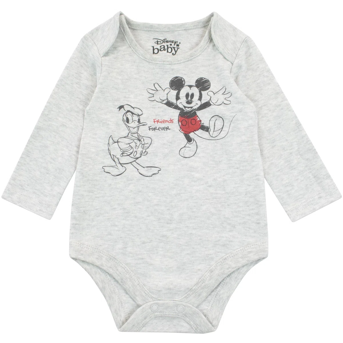 Disney Baby Jungen Mickey Mouse und Donald Duck Bodysuit mit Hut und Latz Outfit 5-teiliges Set Mehrfarbig 74