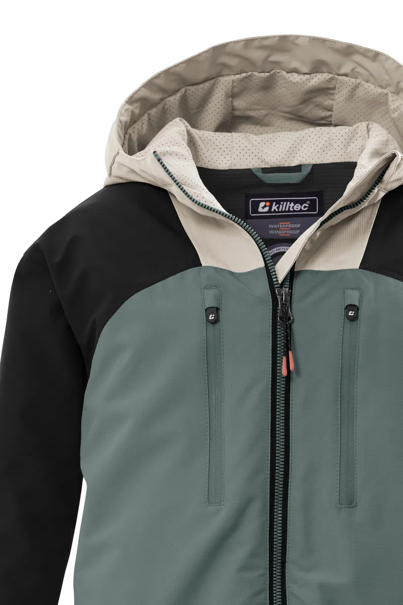 Killtec Jungen Kos 148 Bys Jckt Funktionsjacke/Outdoorjacke wasserdicht mit Kapuze und Rückenventilation