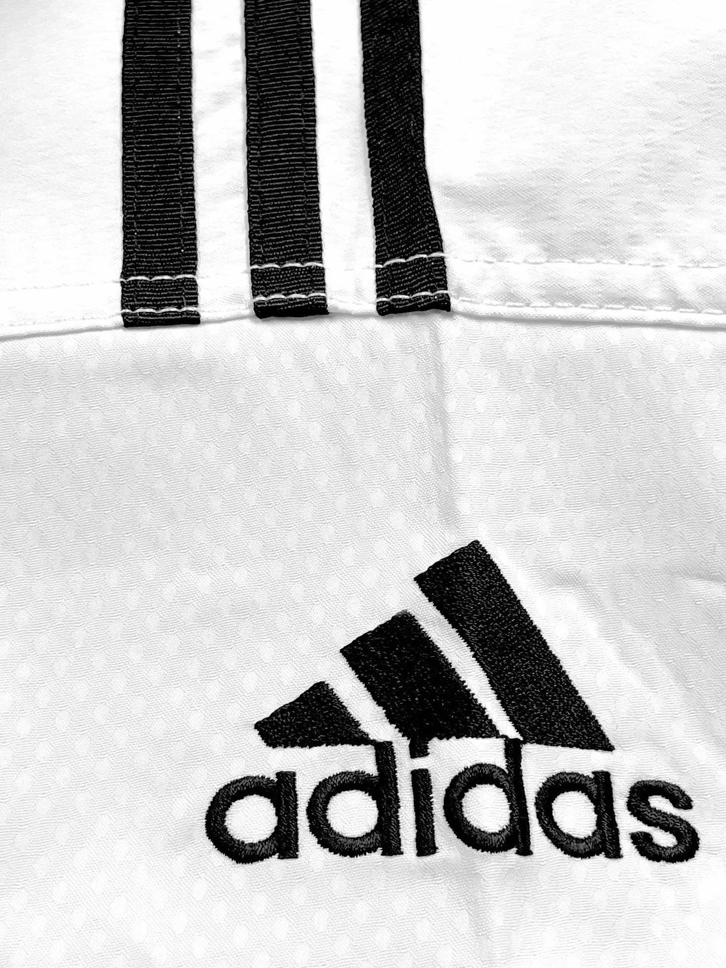 adidas Taekwondoanzug, adi Fighter Eco mit Streifen, schwarzes Revers (180)