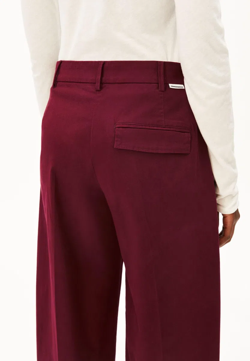 ARMEDANGELS Damen Webhose aus Bio-Baumwoll Mix Barrel Twill Regular Fit