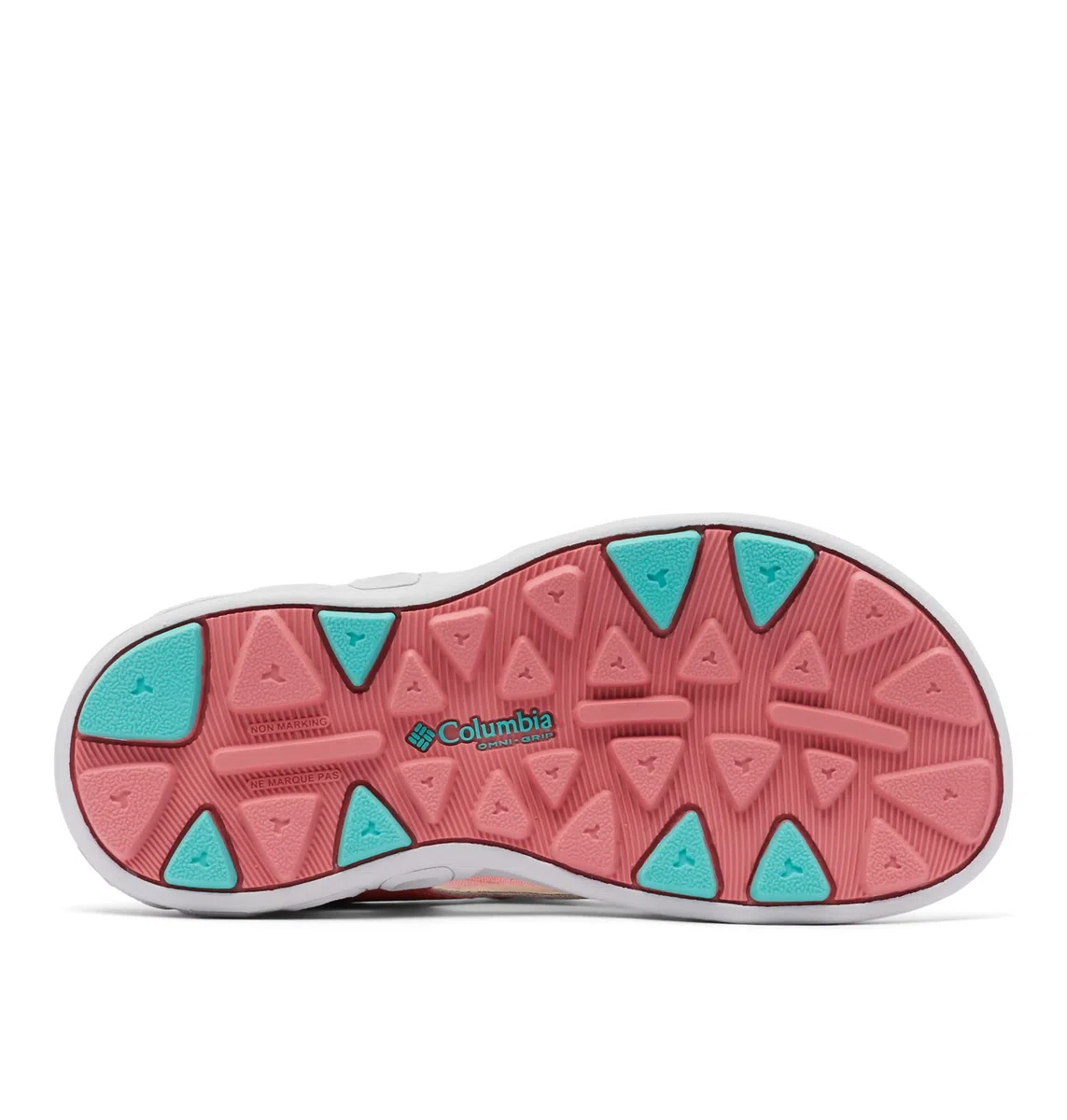 Columbia Youth Techsun Vent Trekkingsandalen für Unisex Kinder, Rot (Wild Salmon x Dolphin), 39 EU