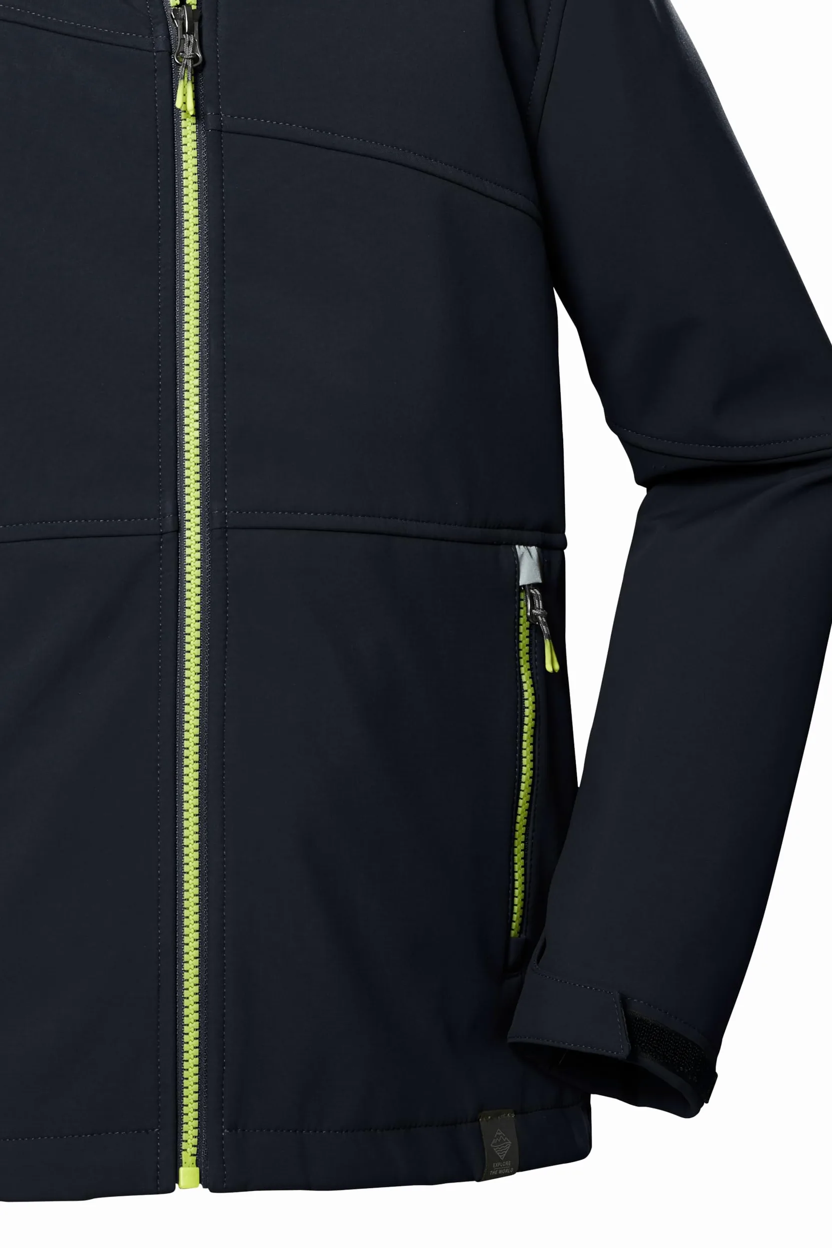 Killtec Jungen Kos 321 Bys Sftshll Jckt Softshelljacke/Outdoorjacke mit Kapuze