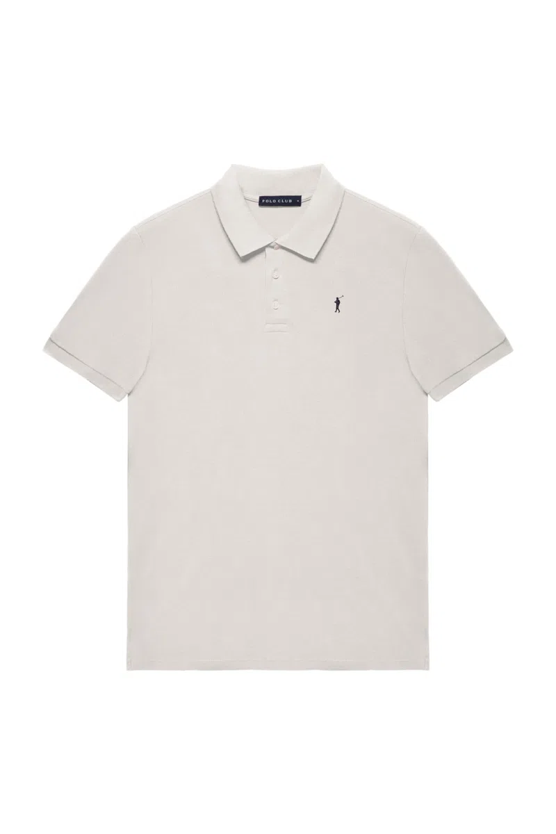 Polo Club Polo Kurzarm Herren-Poloshirt aus 100% Baumwolle mit gesticktem Logo