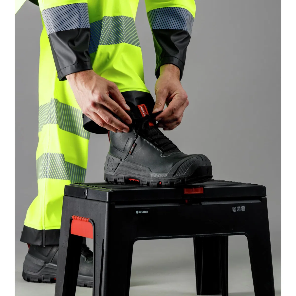 WÜRTH MODYF Sicherheitsstiefel Cronos MID S7S für Herren und Damen in versch. Farben - wasserdichter Arbeitsstiefel mit Zehenschutzkappe aus Fiberglas - in den Größen 36-49