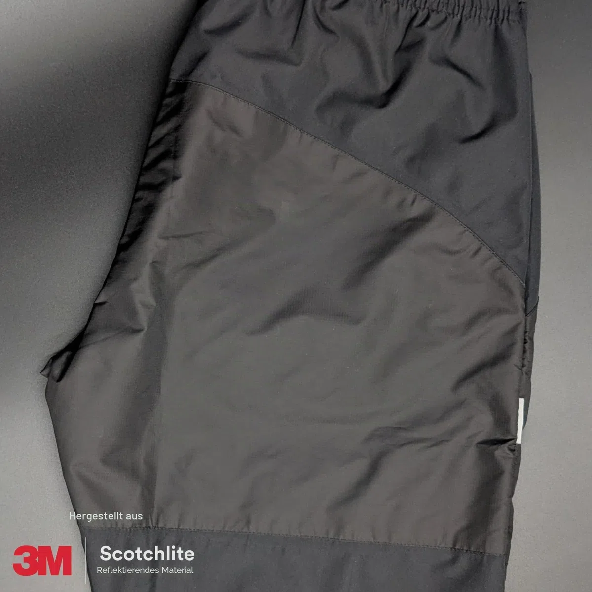 Salzmann wasserdichte Regenhose | S-XL | Leichte & Winddichte Wanderhose | Schwarz | Hergestellt mit 3M Scotchlite