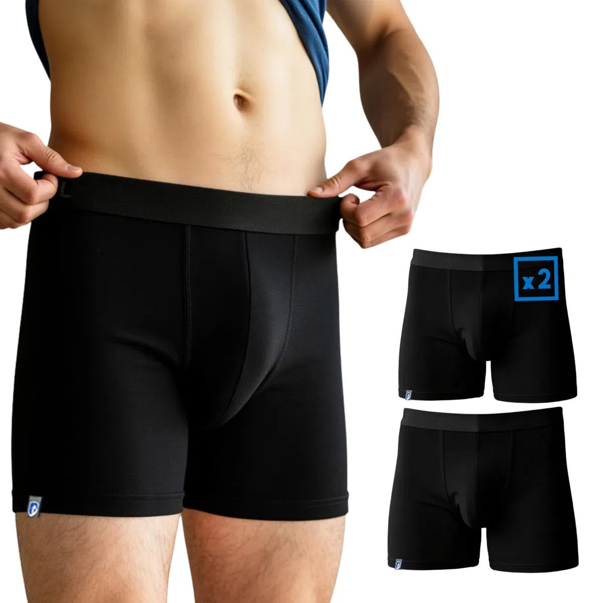 ALPIN LOACKER Merino Boxershorts Herren 2er Pack mit Coolmax-Technologie I Merinowolle Funktionsunterwäsche I Sportunterhose Herren - Atmungsaktiv, geruchsneutral & schnelltrocknend