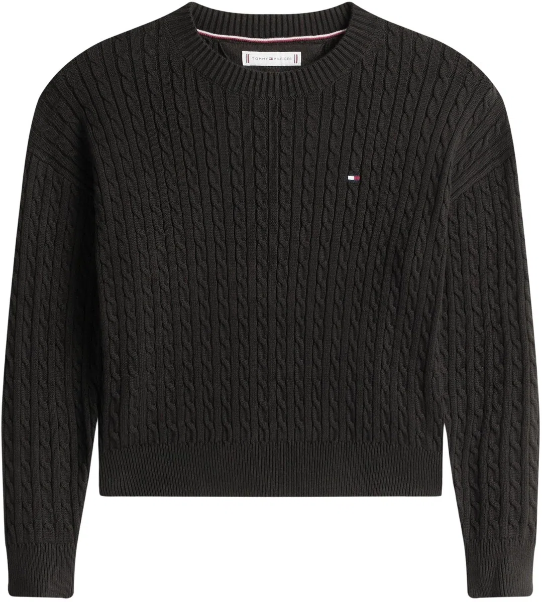 Tommy Hilfiger Mädchen Cable Sweater Kg0kg08848 Pullover (1er Pack)