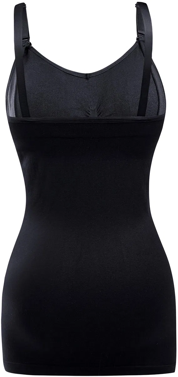 Damen Nursing Tank Tops Built in Bra Trägershirt/Cami Shirt