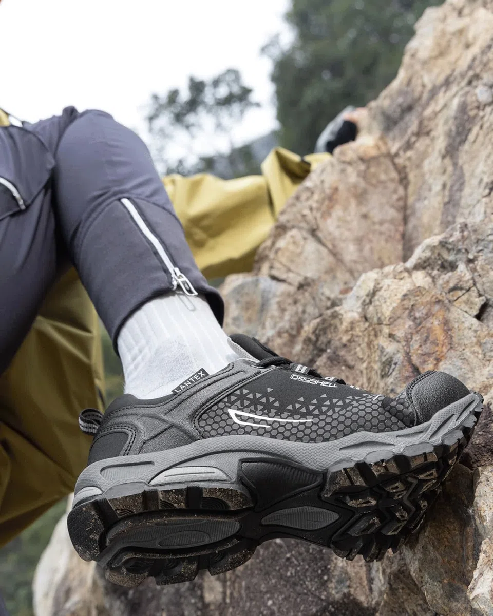 LANGDU Wanderschuhe Herren Damen Wasserdicht Wanderschuhe Leicht Trekkingschuhe Wanderstiefel Atmungsaktiv Outdoorschuhe 38-46EU