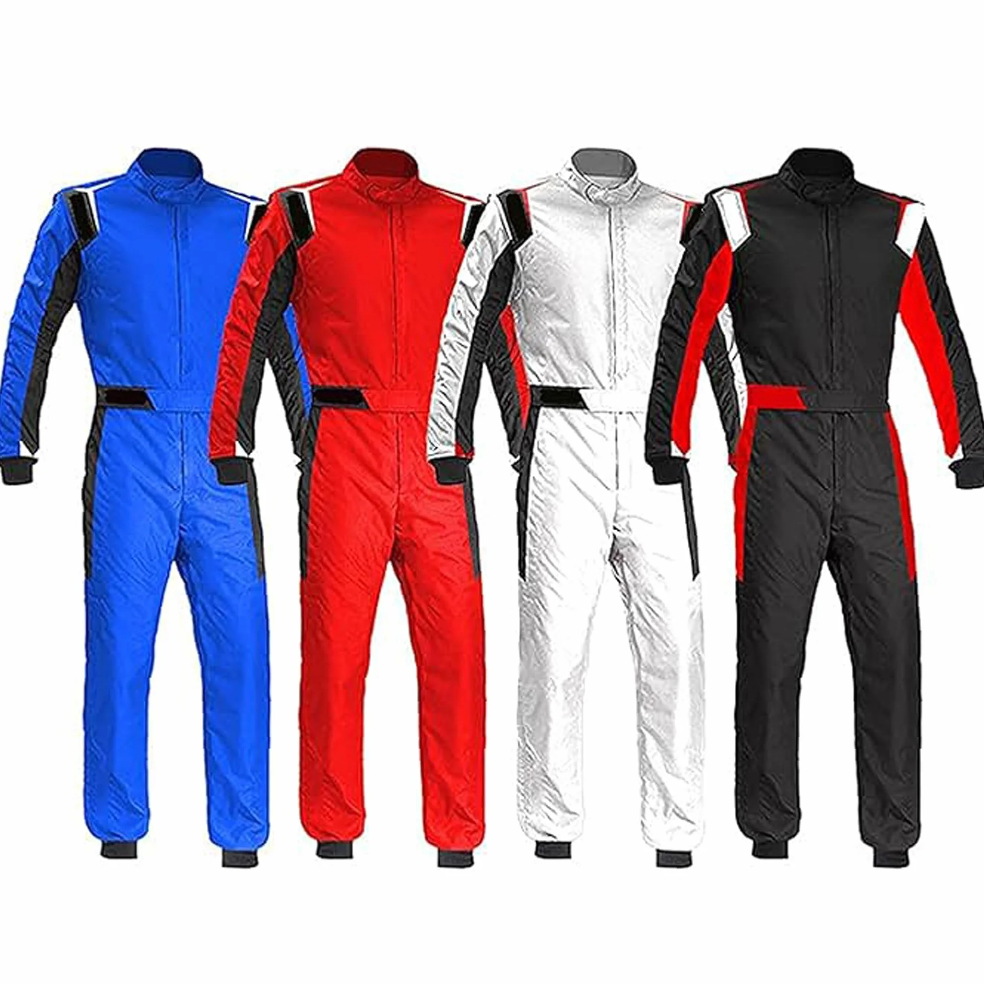 Bestgift Kart Racing Suit Einteiliger Trainingsanzug Kartinganzug