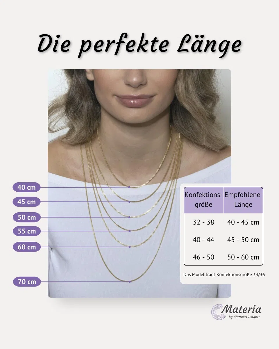 MATERIA by Matthias Wagner Panzerkette gold 1,7mm aus 925 Sterling Silber vergoldet