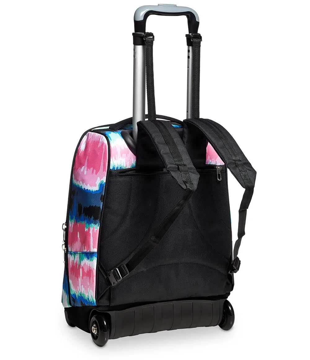 Seven Trolley SHADECOL Girl, 2 in 1,Rucksack mit Trolleyfunktion für Kinder,Schule, Reisen, Federmäppchen, Mehrfarbig, Federtasche für Schreibwaren,Kugelschreiber, &Mädchen & Jungen,Grundschule