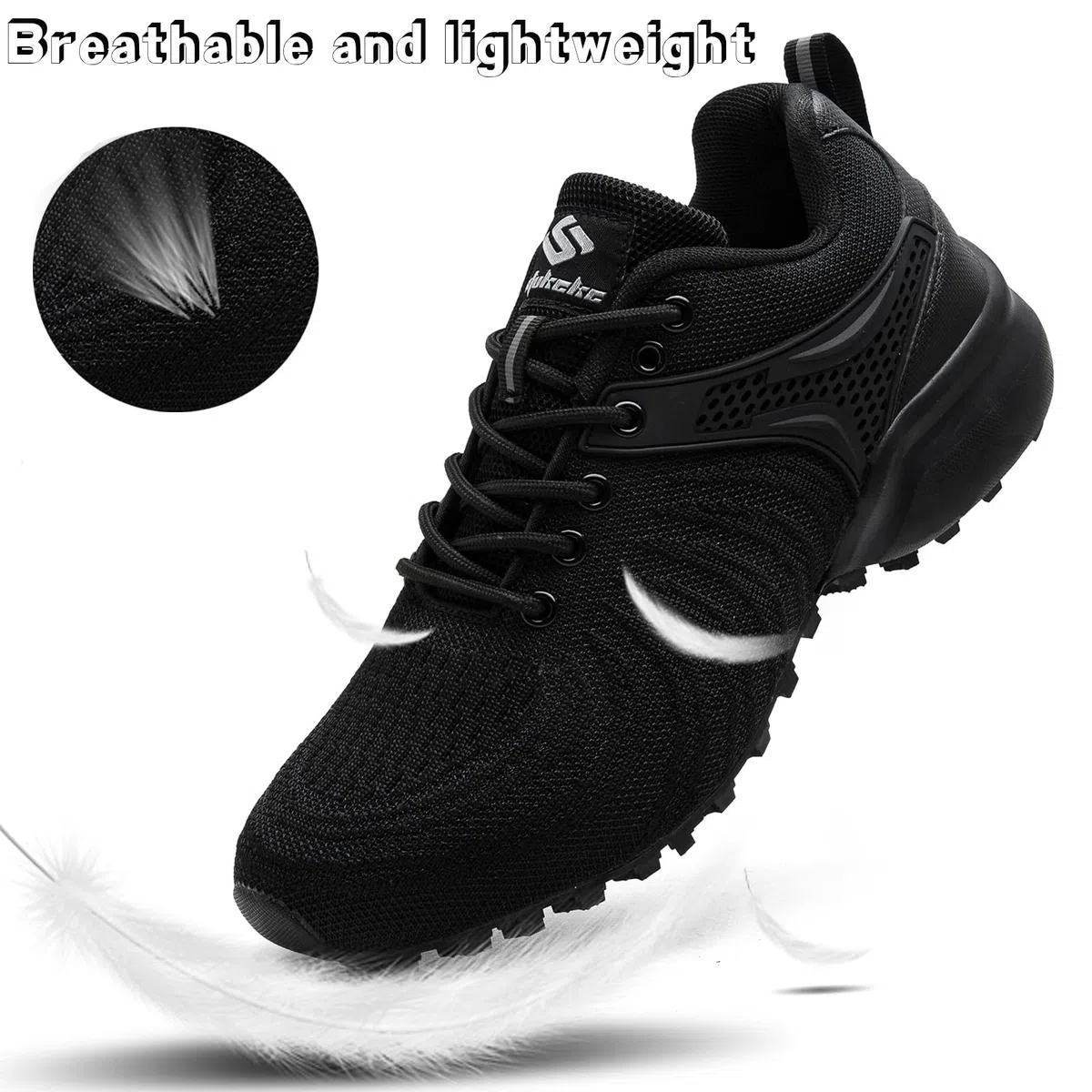 Traillaufschuhe Herren Laufschuhe Wanderschuhe Leicht Straßenlaufschuhe Sneaker Trekkingschuhe rutschfeste Outdoor Fitnessschuhe Sportschuhe