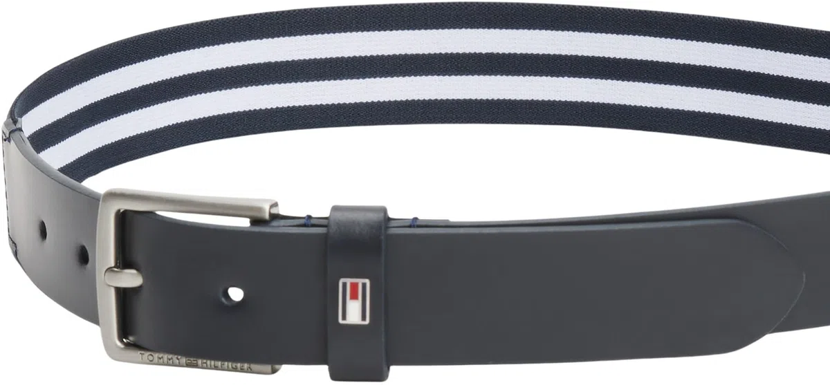 Tommy Hilfiger Unisex Kinder Kids Mix Media Seasonal Belt Au0au01986 Verstellbarer Gürtel (1er Pack)