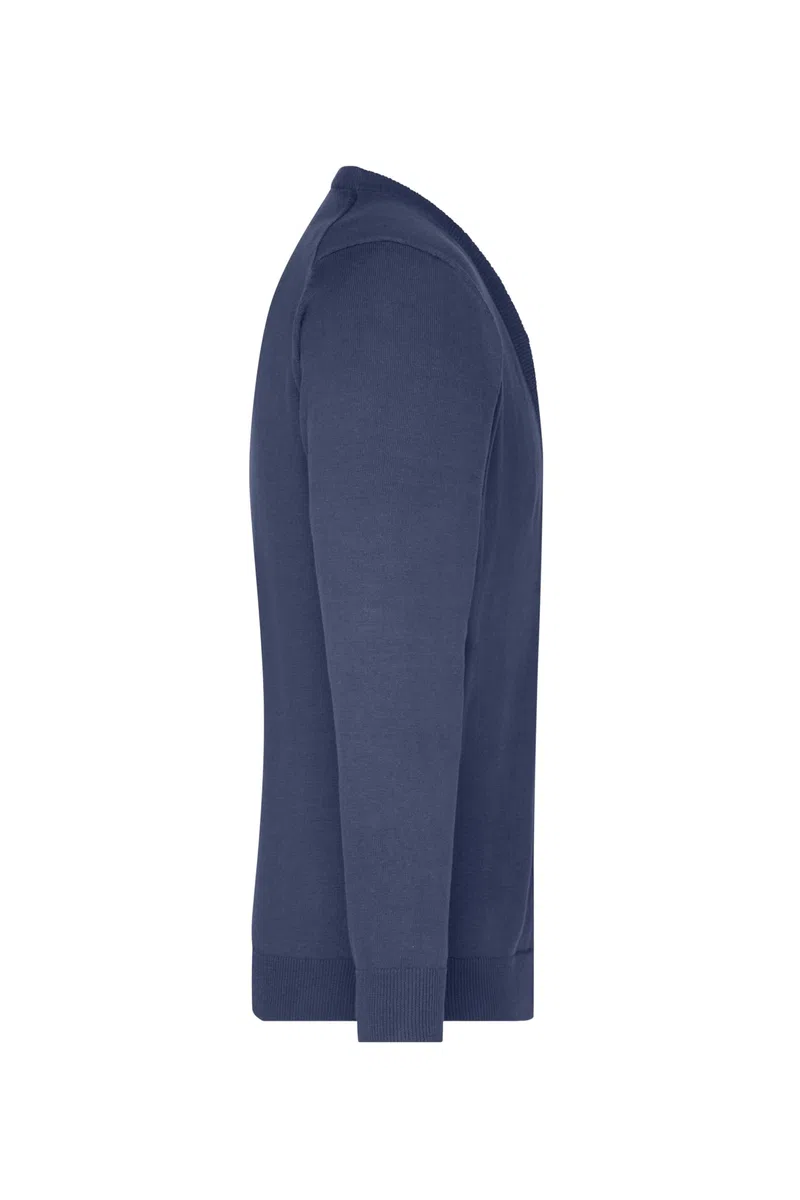 James & Nicholson Herren Strickjacke - Leichter Cardigan aus hochwertiger Baumwolle