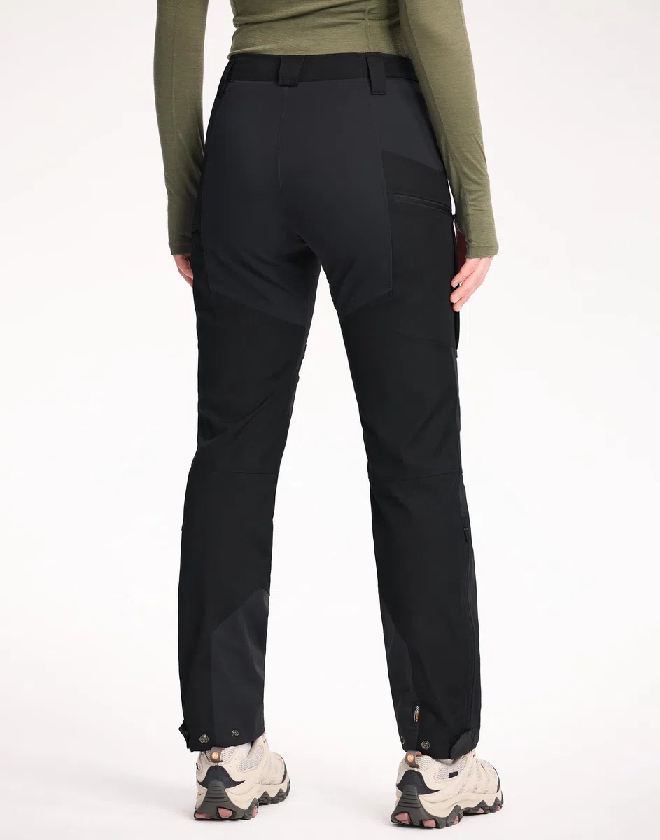 Pioneer Camp Damen Outdoorhose Wanderhose(Black;M)
