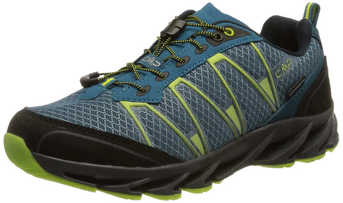 CMP Kids Altak Shoes Wp 2.0 Trail Running Shoe, Deep Lake Acido, 38 EU