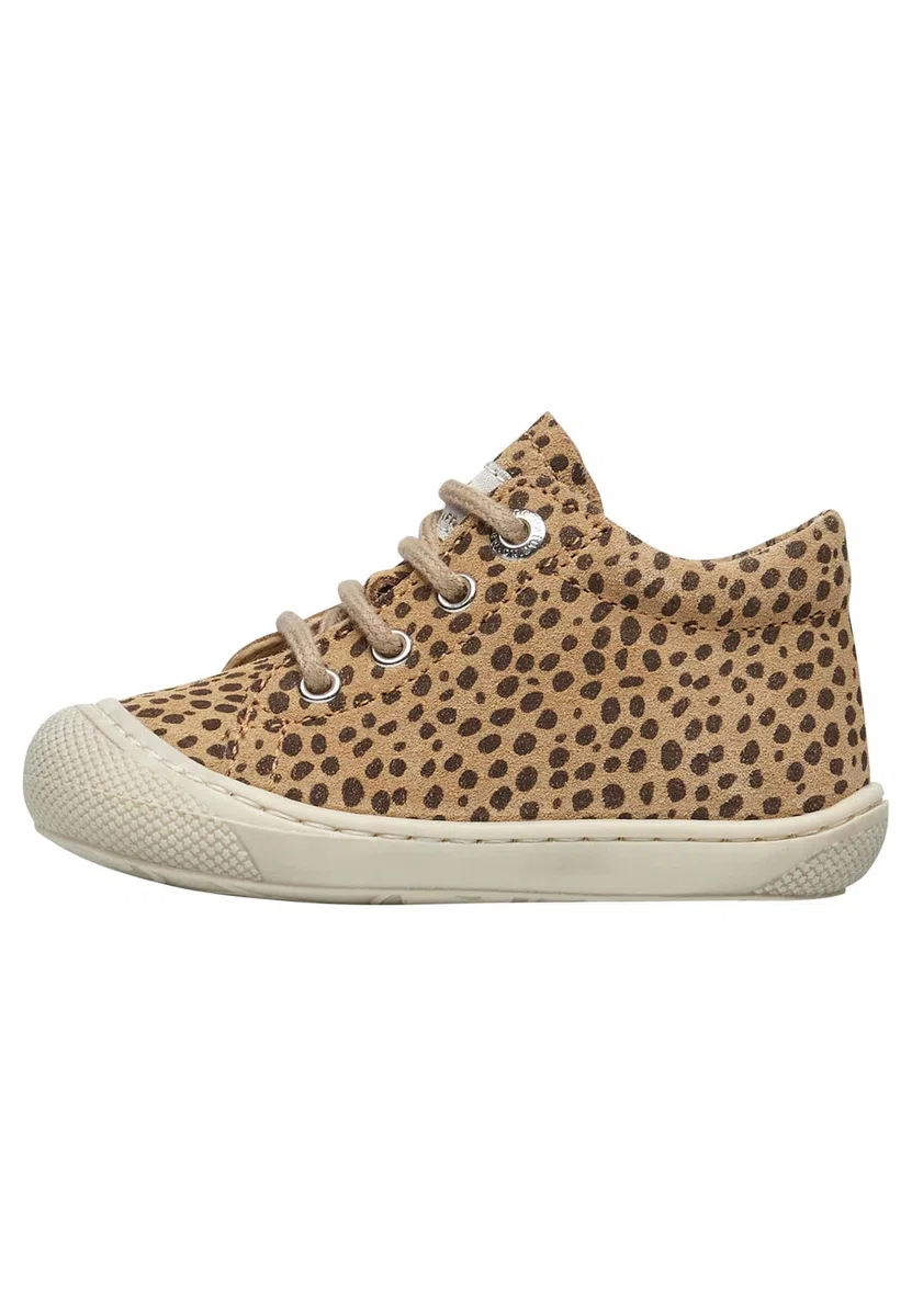 Naturino Lauflernschuhe aus Veloursleder mit Leoparden