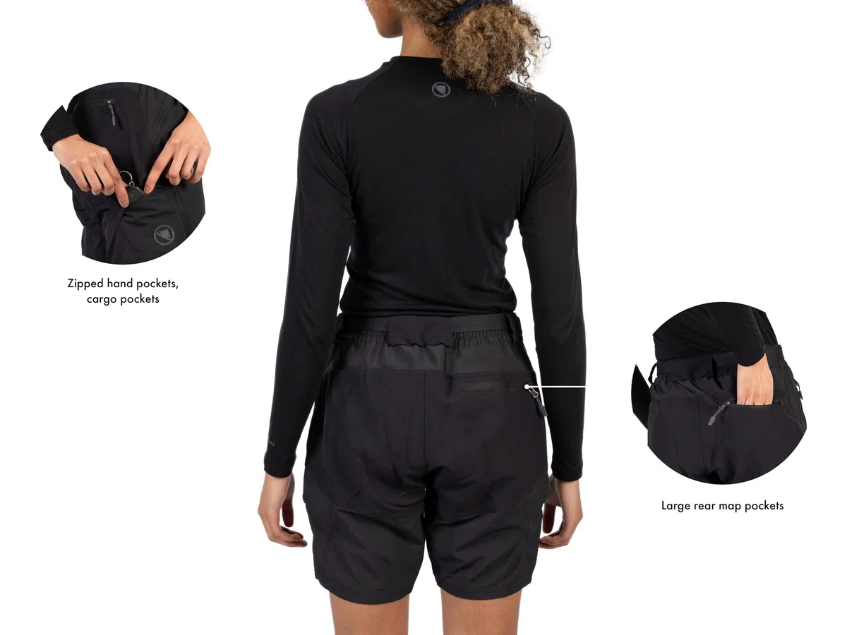 Endura Damen Shorts Hummvee Mountain Bike Baggy Cycling Short with Liner
