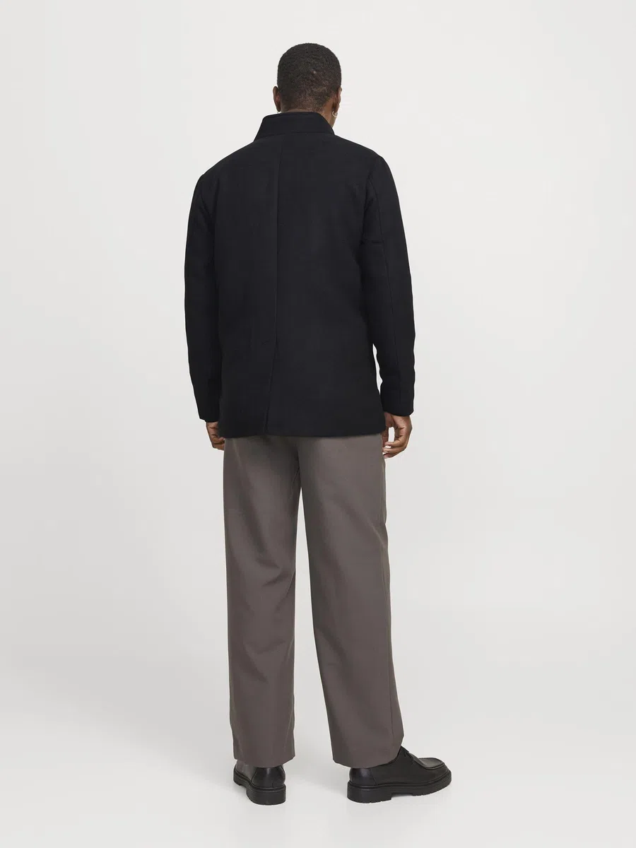 JACK & JONES Herren Mantel – Übergangsjacke & Wintermantel, Trenchcoat mit Stehkragen, Winddicht & Atmungsaktiv, Elegante Herren Jacke für Frühling, Herbst & Winter