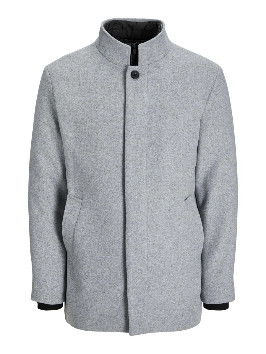 JACK & JONES Herren Mantel – Übergangsjacke & Wintermantel, Trenchcoat mit Stehkragen, Winddicht & Atmungsaktiv, Elegante Herren Jacke für Frühling, Herbst & Winter