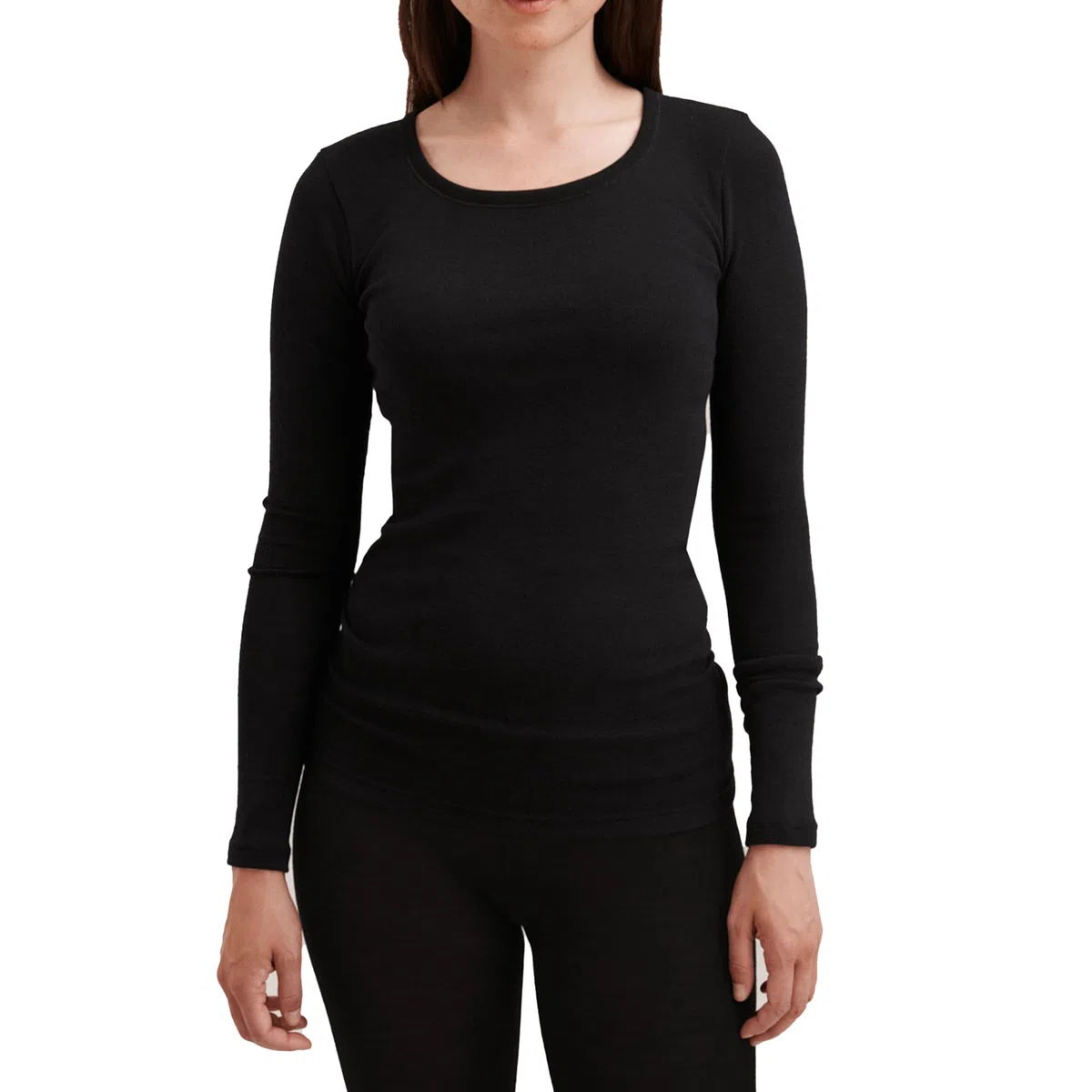 Dilling Merino Langarmshirt für Damen - Extra Feine Unterwäsche aus 100% Bio Merinowolle