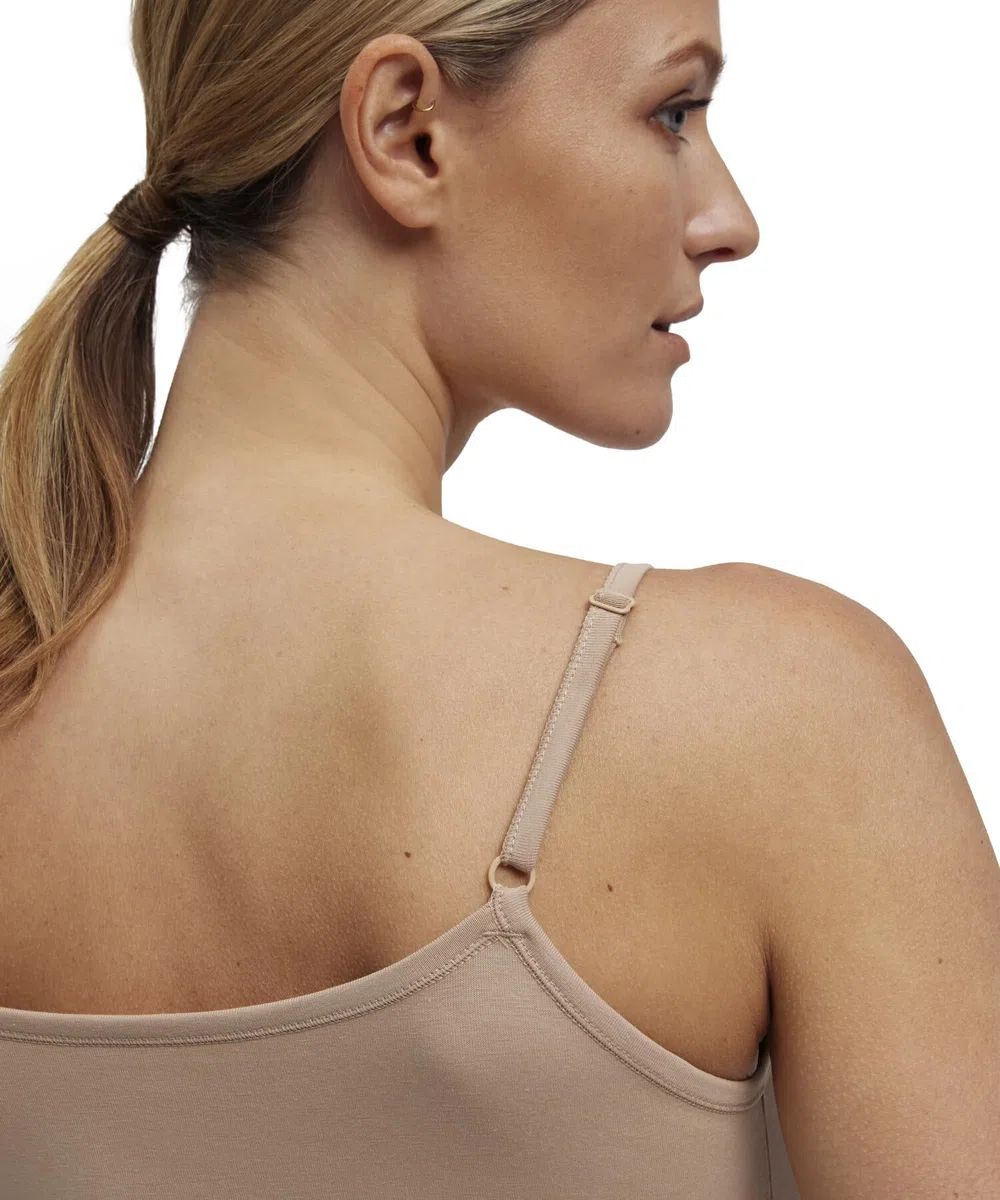 FALKE Damen Daily Comfort 2-Pack Unterwäsche bequemes Unterhemd hautfreundlich ärmellos mit Rundhals Ausschnitt im Multipack schnelltrocknende atmungsaktive nachhaltige Baumwolle 2 Stück