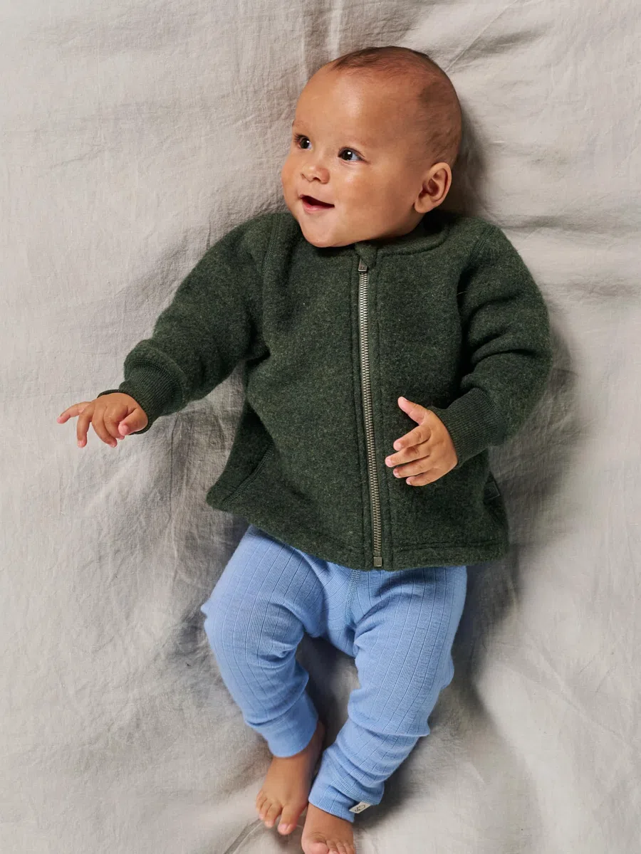 Dilling Jacke aus natürlicher Merinowolle für Babys