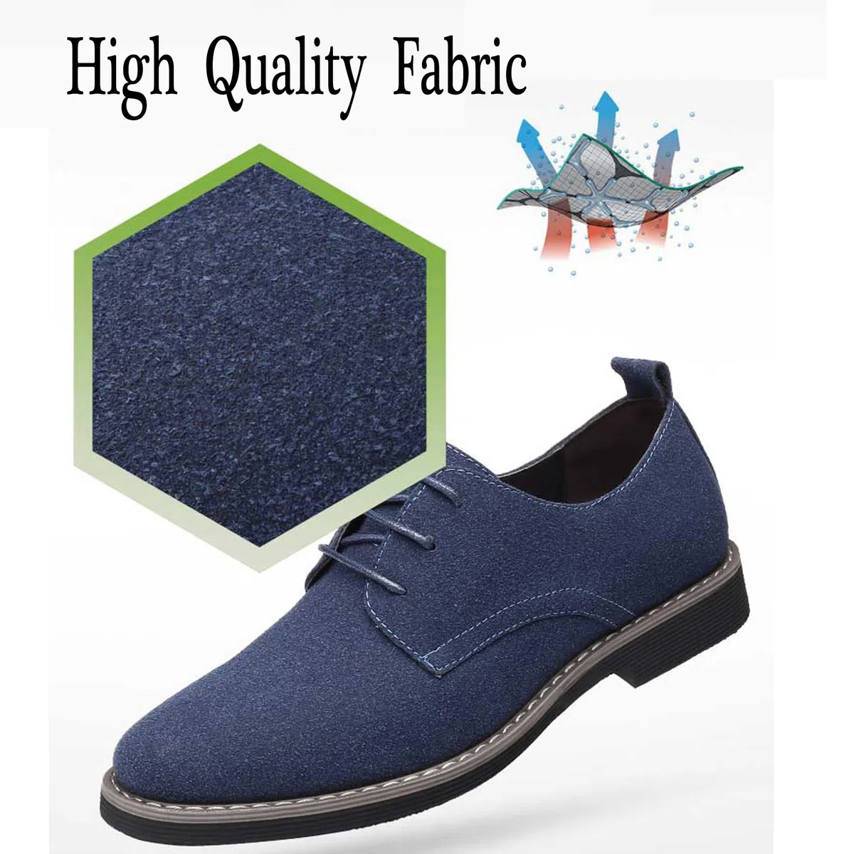Asifn Herren Kleid Oxford Schuhe Klassische Schnürung Lässige Wildleder Samt Low-Top Britische Business Atmungsaktive Schuhe