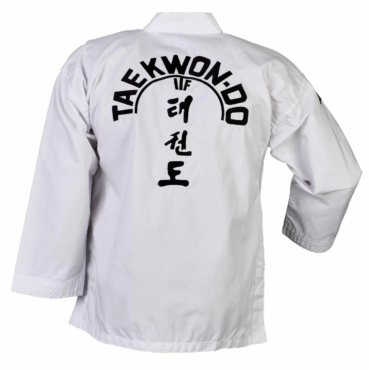 adidas Taekwondoanzug Quest ITF | Dobok mit neuem ITF Logo | für Kinder und Erwachsene | Leicht und atmungsaktiv | Revers Weiß | für Training und Wettkampf | für Körpergröße 120-200 cm