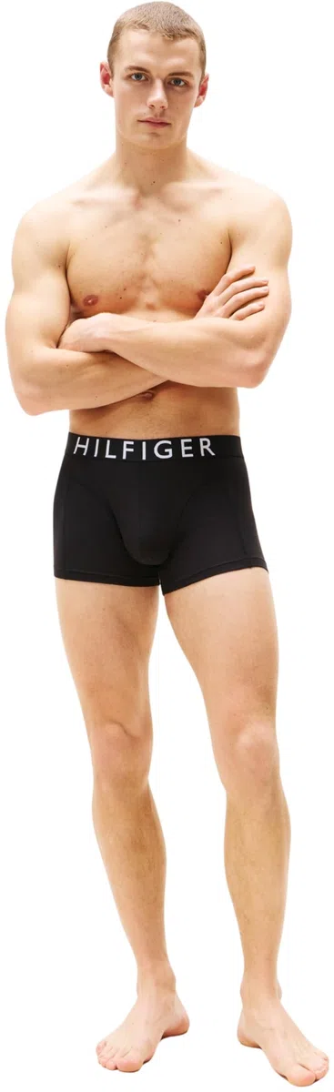 Tommy Hilfiger Herren 3er Pack Boxershorts Trunks mit Logobund
