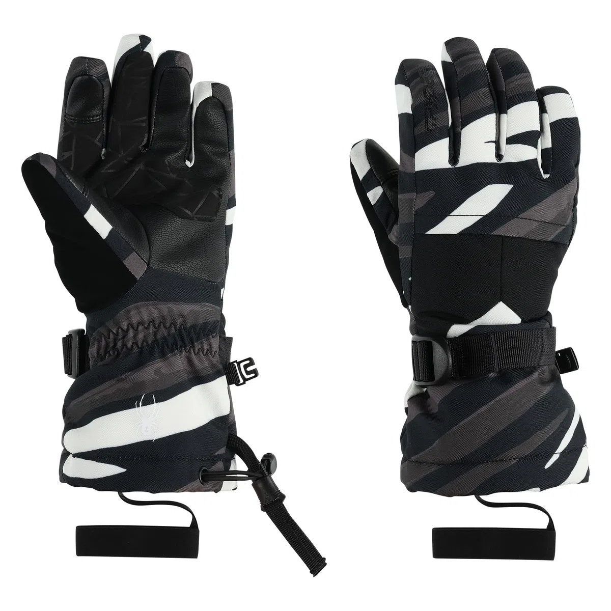 Spyder SYNTHESIS SKI GLOVES, Maedchen, Tiger Polar, L