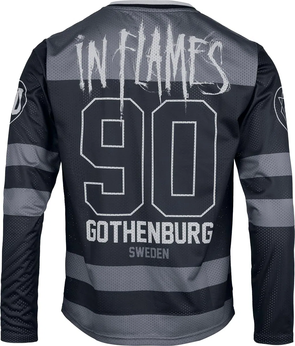 In Flames Hockey Jersey Männer Trikot Multicolor Activewear, Band-Merch, Bands, Sport, Trikots