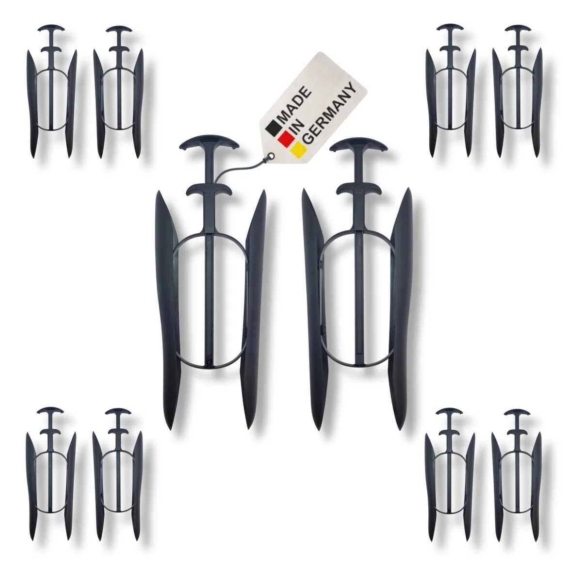 DELFA Stiefelformer 5 Paar - mit innovativem Sensomatic Federelement - Stiefelspanner - Länge 35 cm - Schaftformer