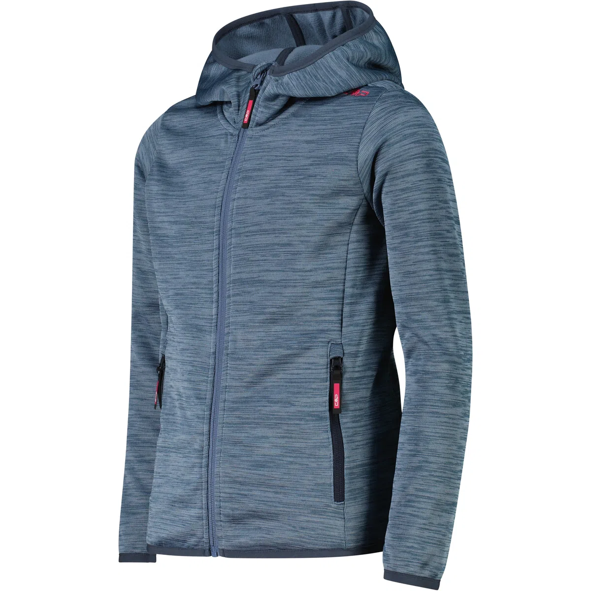 CMP Kid G Jacket FIX Hood Space Mel.