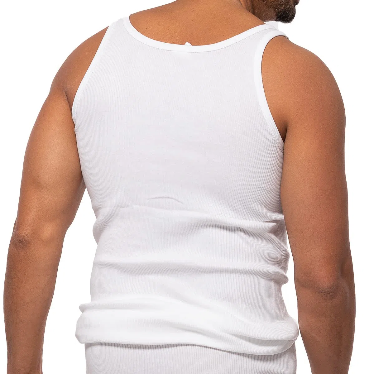 Ammann 4er-Pack Herren Unterhemd Tank Top – 100% Bio-Baumwolle in Doppelripp-Qualität, Weich & Strapazierfähig – Bequeme, Langlebige Wäsche im Puristischen Design – Trocknergeeignet