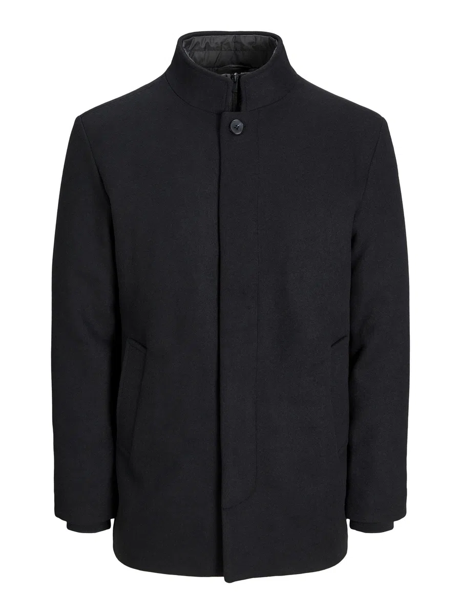 JACK & JONES Herren Mantel – Übergangsjacke & Wintermantel, Trenchcoat mit Stehkragen, Winddicht & Atmungsaktiv, Elegante Herren Jacke für Frühling, Herbst & Winter