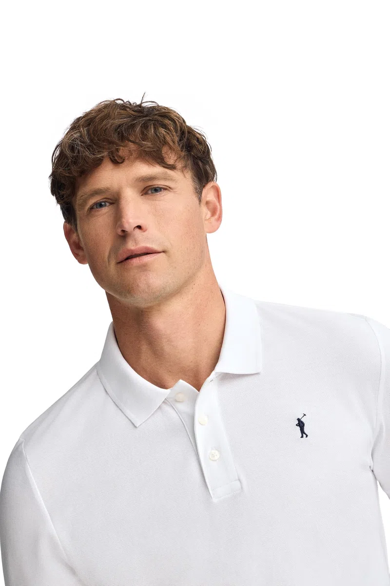 Polo Club Polo Kurzarm Herren-Poloshirt aus 100% Baumwolle mit gesticktem Logo