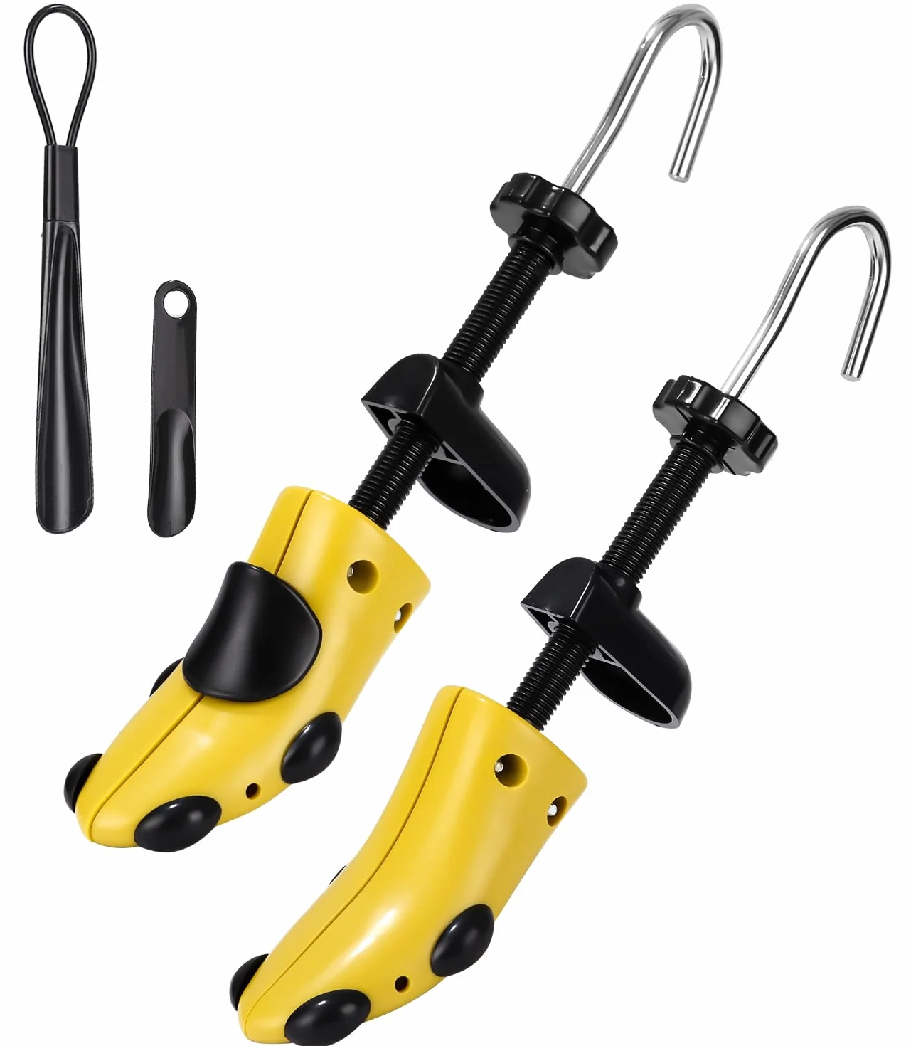 Zawaer Schuhspanner,2Stück Schuhspanner Herren Und Damen, 4-Wege Shoe Stretcher, Schuhe Dehnen, Leicht Und Leicht Zu Tragen, Shoe Last, Für Einstellbare Länge Und Breite Schuhweiter Mit Schuhlöffel.