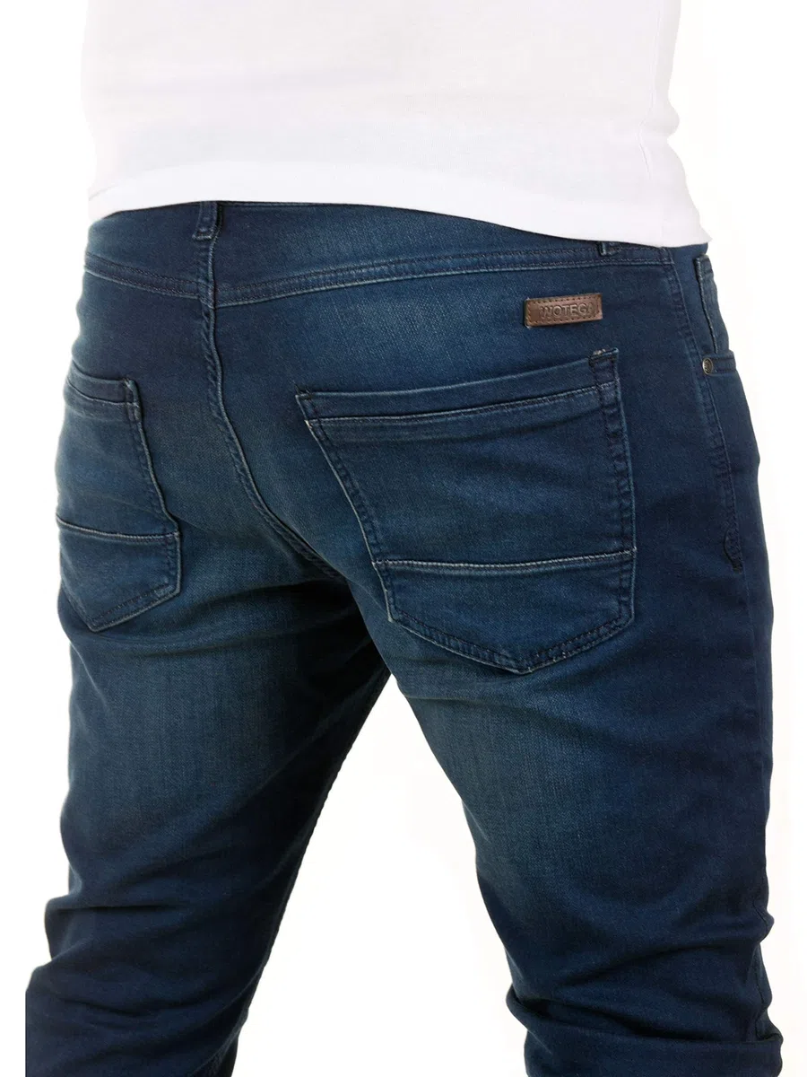 WOTEGA Noah - Herren Jeans - Sweathose in Jeansoptik - Männer Jogging Jeans Slim