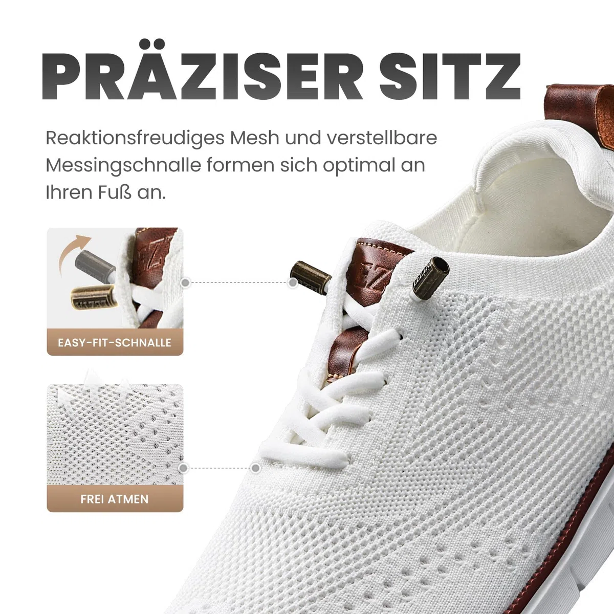 LEZTA Herren Schuhe Anzugschuhe Oxfords Sneakers Mesh Leichte Atmungsaktive Freizeit Elegante Sportschuhe Tennisschuhe Walkingschuhe