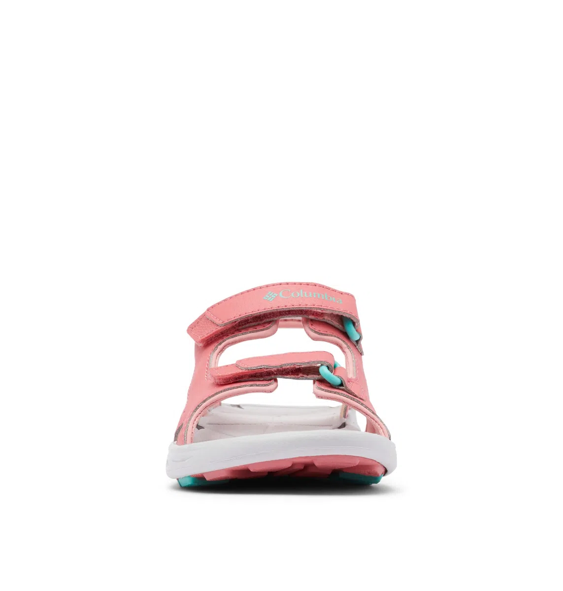 Columbia Youth Techsun Vent Trekkingsandalen für Unisex Kinder, Rot (Wild Salmon x Dolphin), 39 EU