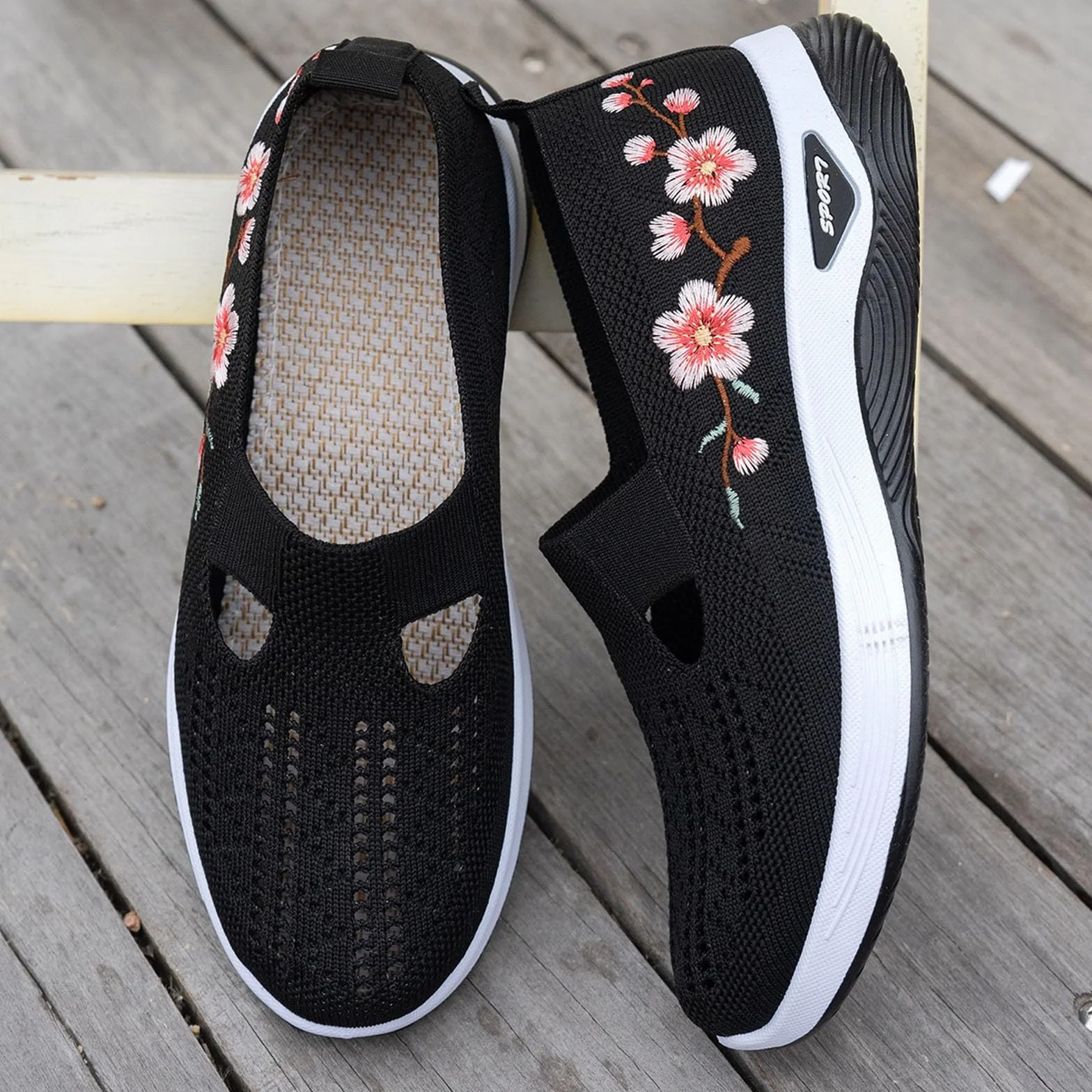 Orthopädische Schuhe Damen Walkingschuhe Sommerschuhe Sommer Diabetiker Weite H Gesundheitsschuhe Breite Füße Leicht Barfußschuhe Atmungsaktive Laufschuhe