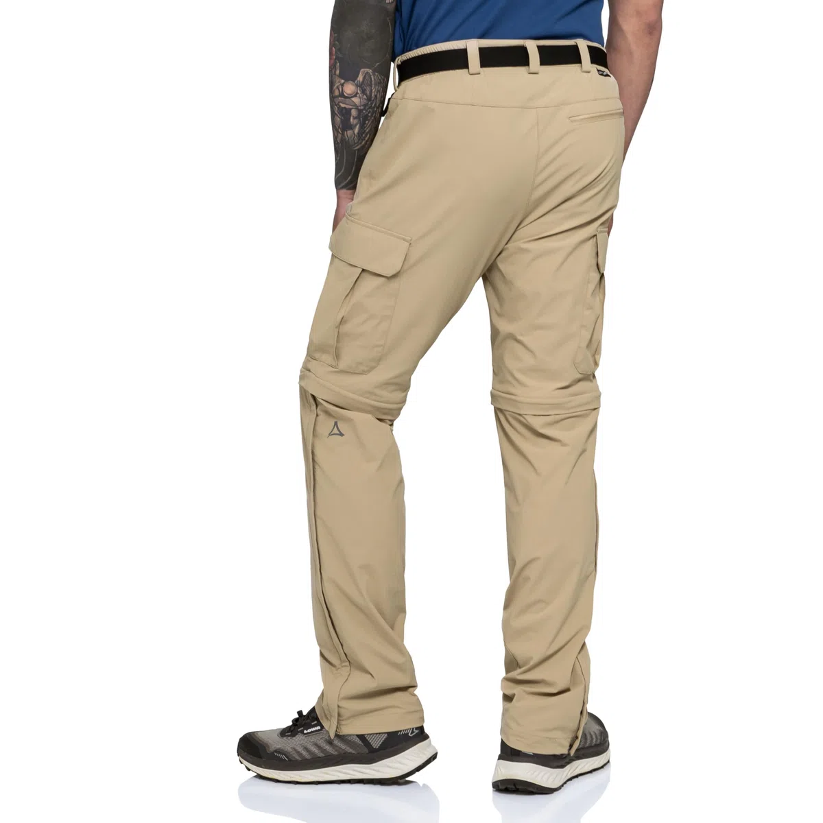 Schöffel Herren Pants Kyoto3, Zip Off Trekkinghose aus kühlendem 4-Wege-Stretchmaterial, funktionale Wanderhose mit UV-Schutz